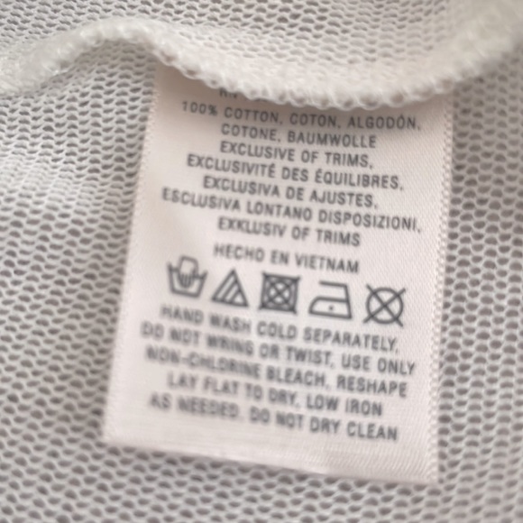 Anthropologie Vanessa Virginia sheer tiered top M nwt - Picture 5 of 8